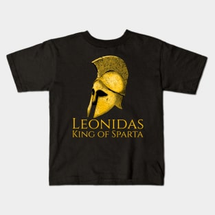 Ancient Classical Greek History Leonidas King Of Sparta Kids T-Shirt
